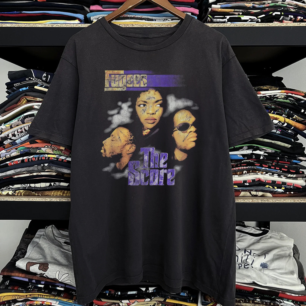 Rare The Fugees The Score , Black Tee
